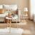 VASAGLE Masa de cafea, set de 2 bucati, picioare din lemn si blat MDF, design minimalist scandinav, 45x50cm si 35x35cm, alb Household NewTrend