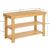 SONGMICS Raft de depozitare din bambus, cu 3 niveluri, 28x70x45cm, maro Household NewTrend