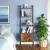 VASAGLE Biblioteca tip scara, cu dulap si 4 rafturi din MDF, stil industrial, 34x56x172cm, maro rustic si negru Household NewTrend