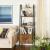 VASAGLE Biblioteca tip scara, cu dulap si 4 rafturi din MDF, stil industrial, 34x56x172cm, maro rustic si negru Household NewTrend
