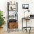 VASAGLE Biblioteca tip scara, cu dulap si 4 rafturi din MDF, stil industrial, 34x56x172cm, maro rustic si negru Household NewTrend