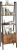 VASAGLE Biblioteca tip scara, cu dulap si 4 rafturi din MDF, stil industrial, 34x56x172cm, maro rustic si negru Household NewTrend