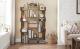 VASAGLE Biblioteca stil arbore, cu 13 rafturi de depozitare, colturi rotunjite, 86x25x140cm, maro rustic Household NewTrend