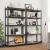 SONGMICS Raft de depozitare metalic, cu rafturi din MDF, 5 polite, max. 875 kg, 180x90x40cm, negru Household NewTrend