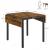 VASAGLE Masa de bucatarie sau living, extensibila, pentru spatii mici, stil industrial, 75x78x85/120cm, maro Household NewTrend