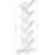 VASAGLE Biblioteca de podea cu 8 etaje, cu rafturi din lemn in forma V, 25x141x50cm, alb Household NewTrend