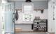 VASAGLE Raft de pantofi metalic, cu 4 nivele plus polita superioara, stil industrial, 100x30x93cm, gri si negru Household NewTrend