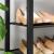 VASAGLE Raft de pantofi metalic, cu 4 nivele plus polita superioara, stil industrial, 100x30x93cm, gri si negru Household NewTrend