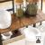 VASAGLE Masa de bar dreptunghiulara cu cadru metalic, 3 rafturi, design industrial, 109x60x100cm, maro vintage si negru Household NewTrend