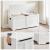 VASAGLE Banca cu spatiu de depozitare, pentru hol sau dormitor, din MDF, 40x100x46cm, alb Household NewTrend