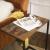 VASAGLE Masa laterala pentru laptop sau servire masa, stil industrial, 55x35x66cm, maro rustic si negru Household NewTrend