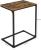 VASAGLE Masa laterala pentru laptop sau servire masa, stil industrial, 55x35x66cm, maro rustic si negru Household NewTrend