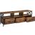 VASAGLE Comoda pentru TV de pana la 65 inch, cu 3 sertare si 3 rafturi deschise, 40x147x50cm, maro rustic si negru Household NewTrend