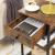 VASAGLE Noptiera inalta cu sertar si 2 rafturi de depozitare, stil industrial, 35x35x70cm, maro rustic si negru Household NewTrend