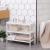 SONGMICS Raft de depozitare din bambus, cu 3 niveluri, 26x70x55cm, alb Household NewTrend