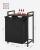 VASAGLE Cos de rufe, sac de rufe detasabil, raft, cadru metalic, 65L, 50x33x72 cm, maro rustic si negru Household NewTrend