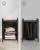 VASAGLE Cos de rufe, sac de rufe detasabil, raft, cadru metalic, 65L, 50x33x72 cm, maro rustic si negru Household NewTrend