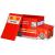 Cutie depozitare jucarii, pliabila cu capac, model masina pompieri, 32x26x56cm, alb Household NewTrend