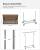SONGMICS Suport pentru haine cu sina superioara extensibila, pe roti, reglabil pe latime, 45x(92-132)x160cm, inox argintiu Household NewTrend