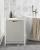 VASAGLE Cos de rufe, sac de rufe detasabil, raft, cadru metalic, 65L, 50x33x72 cm, alb Household NewTrend