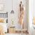 SONGMICS Cuier pentru haine cu 12 carlige pe 3 nivele, metalic, inaltime 182 cm, alb crem Household NewTrend