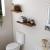 VASAGLE Raft de perete suspendat plutitor, MDF, sistem montare inclus, 80x20x4cm, vintage maro Household NewTrend