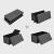 SONGMICS Taburet pliabil cu sezut moale, spatiu de depozitare 80litri, maxim 300kg, 76x38x38cm, gri Household NewTrend