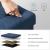 SONGMICS Taburet pliabil cu sezut moale, spatiu de depozitare 131litri, maxim 300kg, 110x38x38cm, albastru inchis Household NewTrend