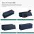 SONGMICS Taburet pliabil cu sezut moale, spatiu de depozitare 131litri, maxim 300kg, 110x38x38cm, albastru inchis Household NewTrend