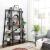 VASAGLE Raft de colt cu 5 etaje, tip biblioteca, cadru metal si polite lemn, 33x34x159cm, industrial, maro rustic si negru Household NewTrend