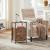 VASAGLE Noptiera cu 2 sertare pentru dormitor, design industrial, 28x38x60cm, maro si negru Household NewTrend