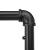 SONGMICS Suport pentru haine, cu raft si sina de agatat, cadru metalic, cu roti, 100x49x163cm, industrial, negru Household NewTrend
