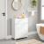 VASAGLE Dulap de depozitare de podea pentru baie, cu sertar si usa dubla, polita reglabila, 60x30x80cm, alb Household NewTrend