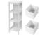 VASAGLE Dulap de podea pentru baie, multifunctional, 2 sertare, 30x30x89cm, alb Household NewTrend
