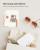 SONGMICS Cutie de bijuterii pe 3 nivele, 2 sertare, maner, inchidere cu cheie, 18x26x17cm, alb Household NewTrend