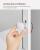 VASAGLE Masa de toaleta cu oglinda, iluminare LED, 2 sertare si 3 compartimente deschise, 80x40x140cm, modern, alb Household NewTrend