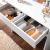 VASAGLE Masa de toaleta cu oglinda si becuri, cu 2 sertare si 3 compartimente deschise, 40x80x145cm, modern, alb Household NewTrend