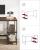 VASAGLE Birou cu 2 rafturi pe stanga sau dreapta, cadru din otel, 60x120x75cm, industrial, maro rustic si negru Household NewTrend