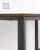 VASAGLE Birou cu 2 rafturi pe stanga sau dreapta, cadru din otel, 60x120x75cm, industrial, maro rustic si negru Household NewTrend