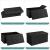 SONGMICS Taburet pliabil cu sezut moale, spatiu de depozitare 80litri, maxim 300kg, 76x38x38cm, negru Household NewTrend