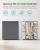 SONGMICS Garderoba din material textil, dulap portabil, cu rafturi si sina de agatat, 150x45x175cm, gri Household NewTrend