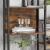 VASAGLE Biblioteca cu 14 rafturi din lemn, cadru metalic, 24x158x166cm, stil industrial, maro rustic si negru Household NewTrend