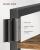 VASAGLE Raft cu 6 etaje, tip biblioteca, cadru metal si polite lemn, 30x40x187cm, industrial, maro rustic si negru Household NewTrend