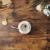 VASAGLE Masa de cafea rotunda, stil industrial, cadru metalic si blat lemn, 88x88x47cm, maro rustic si negru Household NewTrend