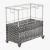 SONGMICS Cos de rufe tesut manual, cu captuseala detasabila lavabila, 3 compartimente, stil ratan, 140 litri, 66x33x60 cm, gri Household NewTrend