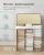 SONGMICS Cos de rufe din bambus, pliabil, cu captuseala detasabila lavabila, 3 compartimente, 150L, 60x40x60cm, natural Household NewTrend