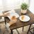 VASAGLE  Masa de bar pentru bucatarie, patrata, inalta, cadru de otel, 60x60x92cm, stil industrial, maro rustic si negru Household NewTrend