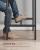 VASAGLE  Masa de bar pentru bucatarie, patrata, inalta, cadru de otel, 60x60x92cm, stil industrial, maro rustic si negru Household NewTrend