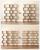 VASAGLE Biblioteca, raft cu 6 unitati de depozitare, pentru living, din lemn, 24x190x70cm, maro rustic Household NewTrend