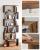 VASAGLE Biblioteca, raft cu 6 unitati de depozitare, pentru living, din lemn, 24x190x70cm, maro rustic Household NewTrend